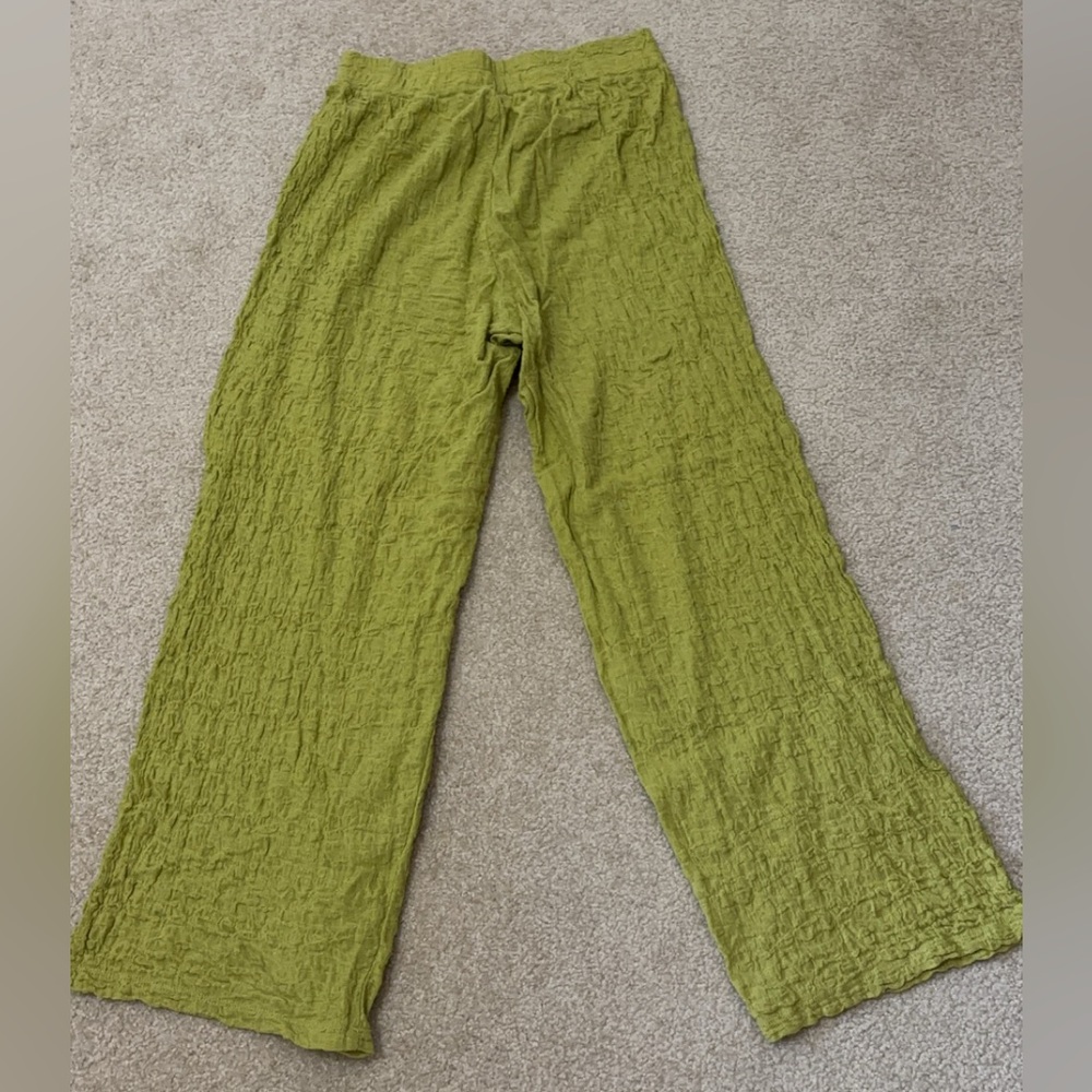 MANGO Women’s Flare Green Pants - Picture 7 of 8